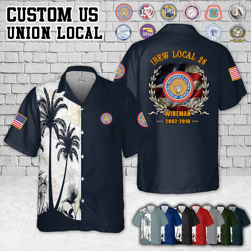 Custom Union Local_Laurel  Pocket Hawaiian Shirt