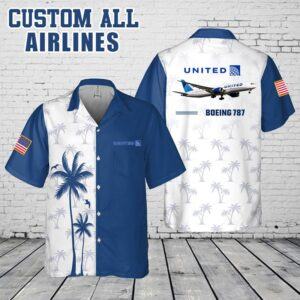 Custom United Airlines_Pocket Hawaiian Shirt
